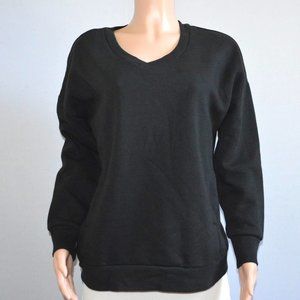 Member's Mark Women's Fleece Line V-Neck Cozy Sweatshirt with Pockets Size Small